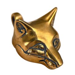 LIŠKA, LIŠČÍ HLAVA, PŘÍVĚŠEK, BRONZ - PŘÍVĚSKY - ŠPERKY