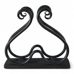 STOJÁNEK NA UBROUSKY, SRDCE - KOVANÉ BYTOVÉ DOPLŇKY - KOVÁŘSTVÍ A MINCE