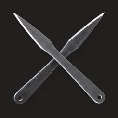 GUNGNIR, ZÁVODNÍ VRHACÍ NŮŽ 8MM - VRHACÍ NOŽE WULFLUND FORGE - ZBRANĚ