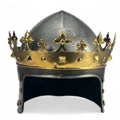 RICHARD LVÍ SRDCE, PŘILBA - STŘEDOVĚKÉ PŘILBY - ZBROJE