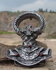 THOROVO KLADIVO, SPONA NA OPASEK - SPONY, OPASKY NA ZAKÁZKU - SEDLÁŘSTVÍ