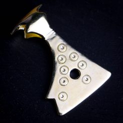 PERUNOVA SEKERA, SLOVANSKÝ TALISMAN, POZLACENO - POZLACENÉ ŠPERKY - ŠPERKY
