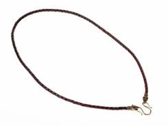 VIKINGSKÝ VLK, KOŽENÝ NÁHRDELNÍK, BRONZ - NÁHRDELNÍKY - ŠPERKY