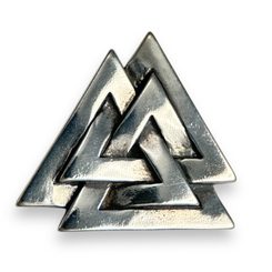 VALKNUT, STŘÍBRNÝ VIKINSKÝ STŘÍBRNÝ PŘÍVĚSEK, AG 925 - PŘÍVĚSKY - STŘÍBRNÉ ŠPERKY