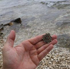 GRYF, PŘÍVĚŠEK ZINEK, STAROMOSAZ - VŠECHNY AMULETY, VLASTNÍ VÝROBA - ŠPERKY