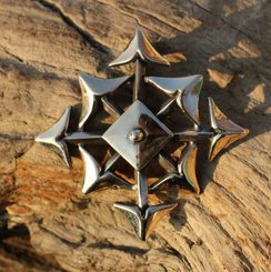 STAR OF CHAOS, Hvězda Chaosu, přívěšek, bronz