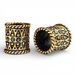 KORÁLEK DO VOUSŮ, VIKING, BRONZ - KORÁLKY DO VOUSŮ - ŠPERKY