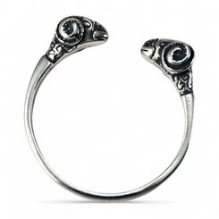 BERAN - STŘÍBRNÝ PRSTEN, STAROVĚKÝ ŘÍM, III STOLETÍ, AG 925 - PRSTENY - STŘÍBRNÉ ŠPERKY