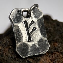 VEGVÍSIR - ISLANDSKÁ RUNA, STŘÍBRNÝ PŘÍVĚSEK, AG 925, MALÝ - PŘÍVĚSKY - STŘÍBRNÉ ŠPERKY