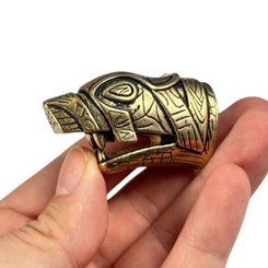 KONCOVKA RUKOJETI PRO NŮŽ, VIKING, BRONZ - PŘÍSLUŠENSTVÍ PRO NOŽE - ZBRANĚ