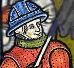 PŘILBA HRNEC ITALSKÝ, MOSAZ - STŘEDOVĚKÉ PŘILBY - ZBROJE