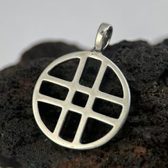DIVOČÁK - KANEC, MASIVNÍ AMULET KANČÍ HLAVA BRONZ - PŘÍVĚSKY - ŠPERKY