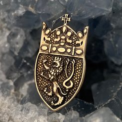 KRÁL ŽELEZNÝ A ZLATÝ - PŘEMYSL OTAKAR II., PÁNSKÉ TRIČKO, ČERNÉ - TRIČKA PÁNSKÁ - MÓDA