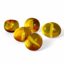 JANTAROVÝ KORÁLEK Z BALTU, LITVA - VÝROBKY Z NEROSTŮ - HOME DECOR