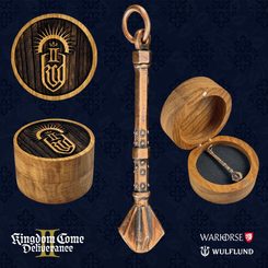 PALCÁT JAN ŽIŽKA, KINGDOM COME: DELIVERANCE II, PŘÍVĚSEK, BRONZ - KINGDOM COME: DELIVERANCE II