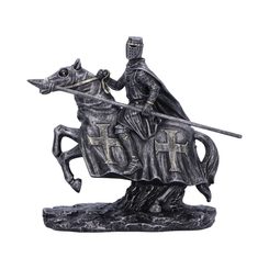 KŘIŽÁK, RYTÍŘ NA KONI 16CM - FIGURKY - HOME DECOR