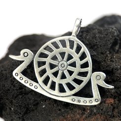 DIVOČÁK - KANEC, MASIVNÍ AMULET KANČÍ HLAVA BRONZ - PŘÍVĚSKY - ŠPERKY