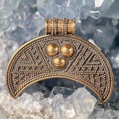 VELKOMORAVSKÁ LUNICE, NITRA, PŘÍVĚŠEK, BRONZ - PŘÍVĚSKY - ŠPERKY