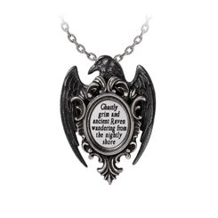 QUOTH THE RAVEN, NÁHRDELNÍK, ALCHEMY ENGLAND - NÁHRDELNÍKY - ŠPERKY