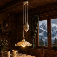 TIROLIA KERAMICKÉ STROPNÍ SVÍTIDLO 2211-2 - STROPNÍ SVÍTIDLA - HOME DECOR