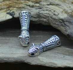 Koncovka na vikinské talismany, stříbro 925 - 2 kusy, 10 g