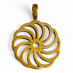 SYMBOL SLUNCE IV, PŘÍVĚŠEK, BRONZ - PŘÍVĚSKY - ŠPERKY