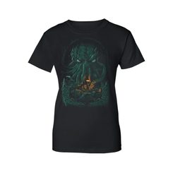 CULT OF CTHULHU DÁMSKÉ TRIČKO BAREVNÉ - TRIČKA DÁMSKÁ - MÓDA