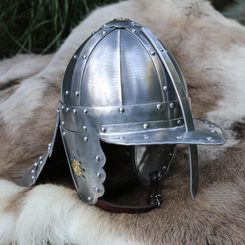 PŘILBA VIKING DE LUXE, DĚTSKÁ HELMA, HLINÍK - DĚTSKÁ ZBROJ - ZBROJE