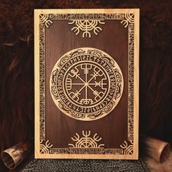VEGVÍSIR NÁSTĚNNÁ DEKORACE, DŘEVO - DŘEVĚNÉ OBRAZY - HOME DECOR
