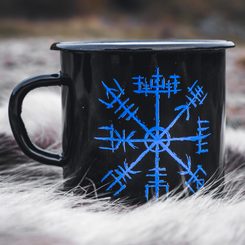 VEGVÍSIR PLECHÁČEK, SMALTOVANÝ HRNEK - PLECHÁČKY - STOLOVÁNÍ