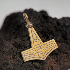 THOROVO KLADIVO, STŘÍBRNÝ PŘÍVĚSEK, AG 925 - PŘÍVĚSKY - STŘÍBRNÉ ŠPERKY