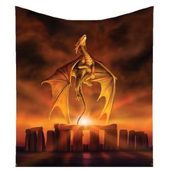 DEKA - SLUNOVRAT Solstice Throw, Anne Stokes 160cm