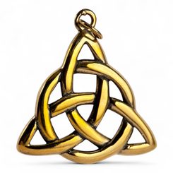 TRIQUETRA, BRONZ, AMULET - PŘÍVĚSKY - ŠPERKY