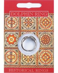 Bague romaine avec des dauphins, bijoux fantaisie
