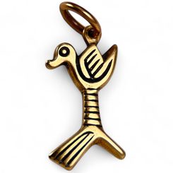 KACHNA, PŘÍVĚSEK VE VÝCHODOEVROPSKÉM STYLU, BRONZ - PŘÍVĚSKY - ŠPERKY