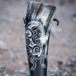 SLEIPNIR, KŮŇ, VIKINGSKÝ ROH, 0,3 L - ROHY NA PITÍ - STOLOVÁNÍ