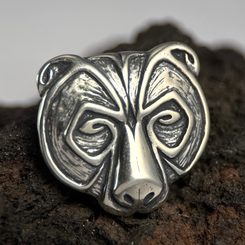 URSUS, MEDVĚD, STŘÍBRNÝ PŘÍVĚSEK, AG 925 - PŘÍVĚSKY - STŘÍBRNÉ ŠPERKY