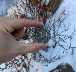 COLLACH - KELTSKÝ KANEC, PŘÍVĚŠEK ZINEK, STAROMOSAZ - VŠECHNY AMULETY, VLASTNÍ VÝROBA - ŠPERKY