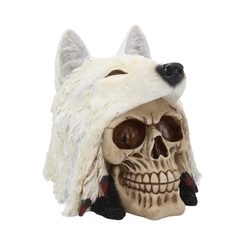WHITE WOLF 15.6CM, FIGURKA - FIGURKY - HOME DECOR
