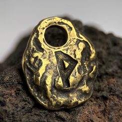 DAGAZ - RUNOVÝ AMULET ZINEK STAROMOSAZ - RUNY - ŠPERKY