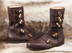 RASMUS, kožené boty raný středověk