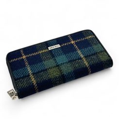 IRSKÁ VLNĚNÁ PENĚŽENKA - TARTAN - VLNĚNÉ KABELKY, TAŠKY - MÓDA