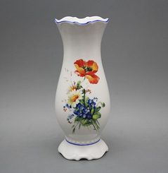 Váza Ofélie polní kvítí, karlovarský porcelán