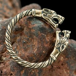 FENRIR, bronzový vikinský prsten