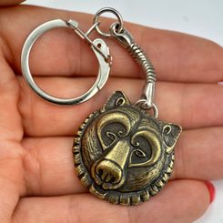 ČECHY, STŘEDOVĚKÝ ŠTÍT, KLÍČENKA, KOV, RUČNÍ PRÁCE - KLÍČENKY Z KOVU - ŠPERKY