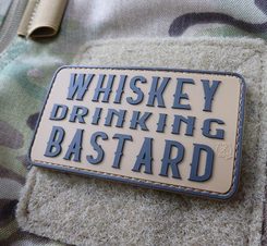 WHISKEY DRINKING BASTARD PATCH, COYOTE NÁŠIVKA - NÁŠIVKY - MÓDA