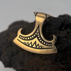 VALKNUT S ORNAMENTY, SADA RUN FUTHARK A DÁRKOVÁ KAZETA 21 CM - RUNY - ŠPERKY