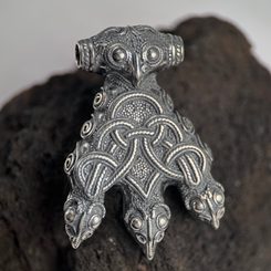STŘÍBRNÝ VIKINGSKÝ STŘÍBRNÝ NÁRAMEK, AG 925, 43 G - NÁRAMKY - STŘÍBRNÉ ŠPERKY