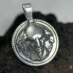 TRIGLAV, SLOVANSKÝ AMULET BRONZ - PŘÍVĚSKY - ŠPERKY