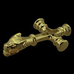 TROLÍ KŘÍŽ, RUNA OTHILA, PŘÍVĚŠEK, 14K ZLATO - ZLATÉ ŠPERKY - ŠPERKY